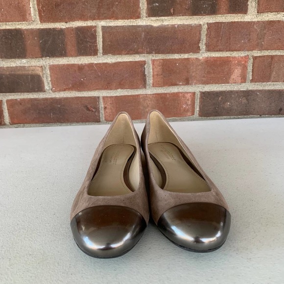 Naturalizer Applause tan leather cap-toe slip on flats Women's Size US 6.5 M - Picture 5 of 9